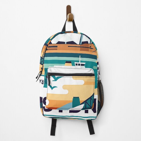 Item preview, Sydney Australia Travel Souvenir - Opera House & Harbour Bridge Art designed and sold by OzzFrequency.