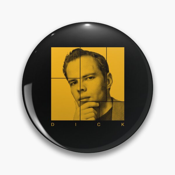 Item preview, Philip Dick halftone mondrian style portrait designed and sold by CMYKStudio.