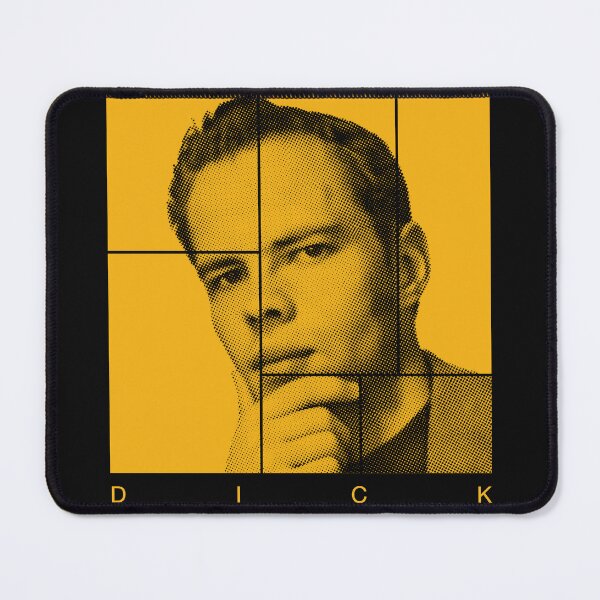 Item preview, Philip Dick halftone mondrian style portrait designed and sold by CMYKStudio.