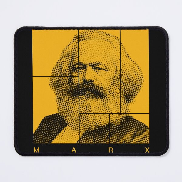 Item preview, Karl Marx halftone mondrian style portrait designed and sold by CMYKStudio.