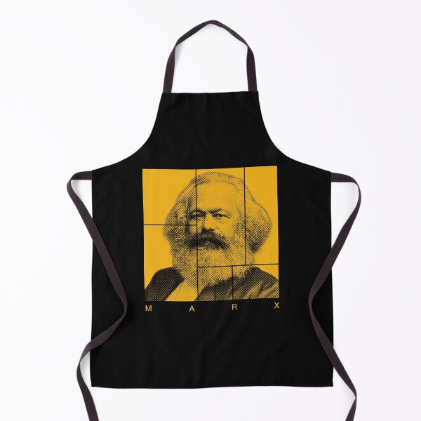 Item preview, Karl Marx halftone mondrian style portrait designed and sold by CMYKStudio.