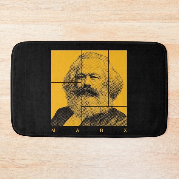 Item preview, Karl Marx halftone mondrian style portrait designed and sold by CMYKStudio.