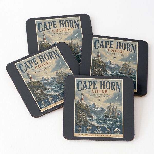 Item preview, Vintage Cape Horn - Chile Poster designed and sold by GoodOldVintage.