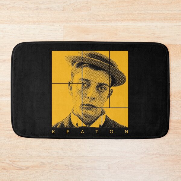 Item preview, Buster Keaton halftone mondrian style portrait designed and sold by CMYKStudio.