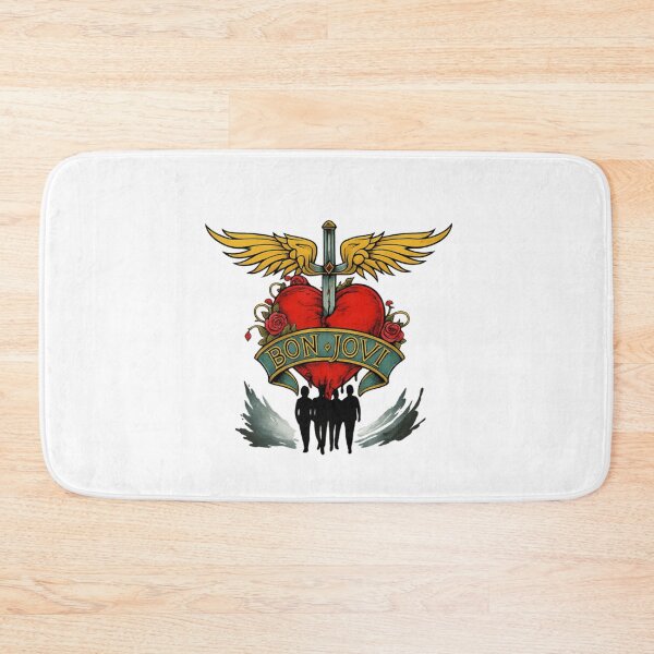 Item preview, Bon Jovi Winged Heart and Roses   designed and sold by Breannarts.