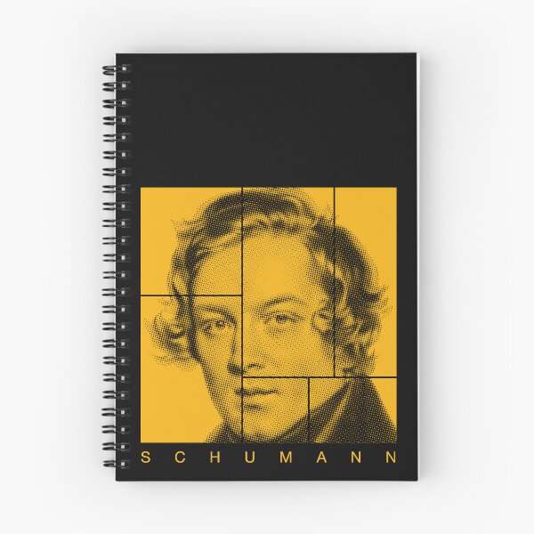 Item preview, Robert Schumann halftone mondrian style portrait designed and sold by CMYKStudio.