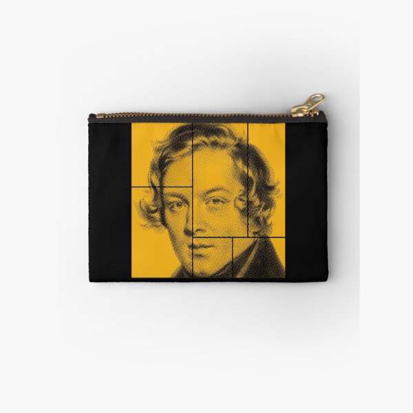 Item preview, Robert Schumann halftone mondrian style portrait designed and sold by CMYKStudio.