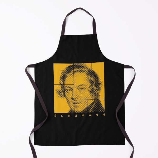 Item preview, Robert Schumann halftone mondrian style portrait designed and sold by CMYKStudio.