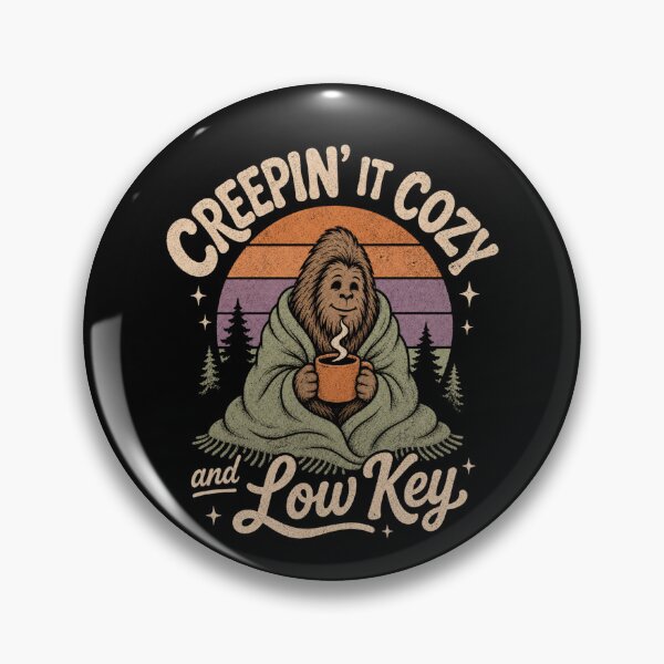 Item preview, Creepin' It Cozy Bigfoot Sasquatch Low Key designed and sold by StuckOnTees.