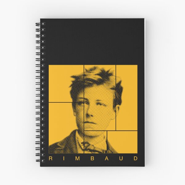 Item preview, Arthur Rimbaud halftone mondrian style portrait designed and sold by CMYKStudio.
