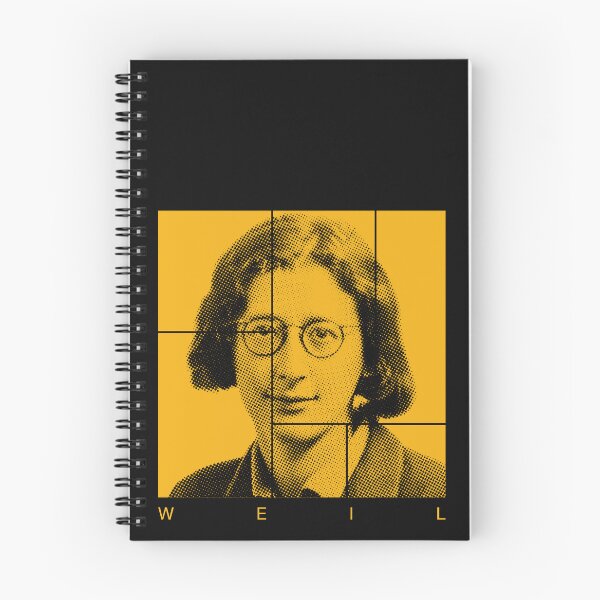 Item preview, Simone Weil halftone mondrian style portrait designed and sold by CMYKStudio.