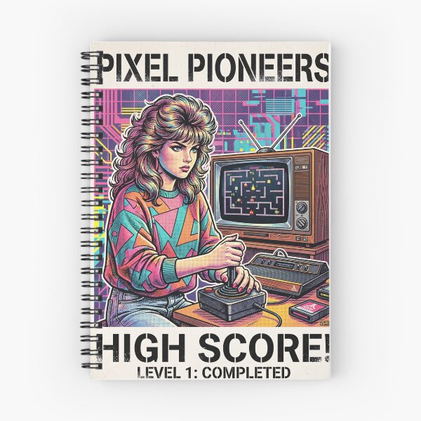 Item preview, PIXEL PIONEERS High Score Level 1 Completed Retro Gamer Arcade Poster designed and sold by RAMIX-Y2K.
