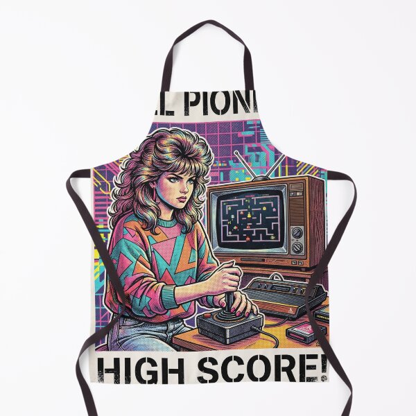 Item preview, PIXEL PIONEERS High Score Level 1 Completed Retro Gamer Arcade Poster designed and sold by RAMIX-Y2K.
