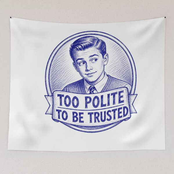 Item preview, Eddie Haskell – Too Polite to Be Trusted designed and sold by Snarky Threads.