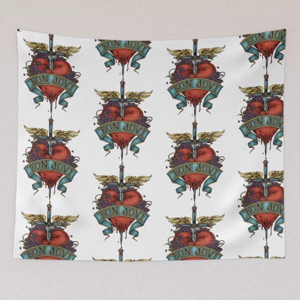 Item preview, Bon Jovi Forever Floral Logo  designed and sold by Breannarts.