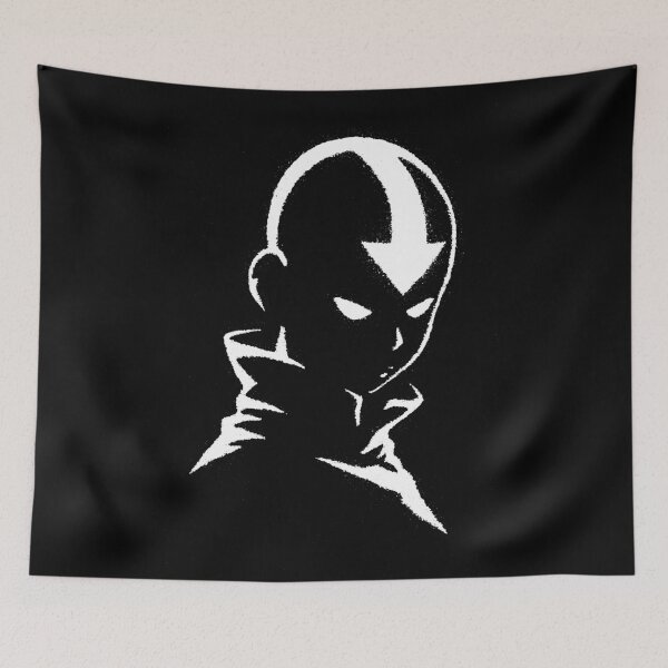 Item preview, Aang grunge stencil Last Airbender designed and sold by blackdogshop.