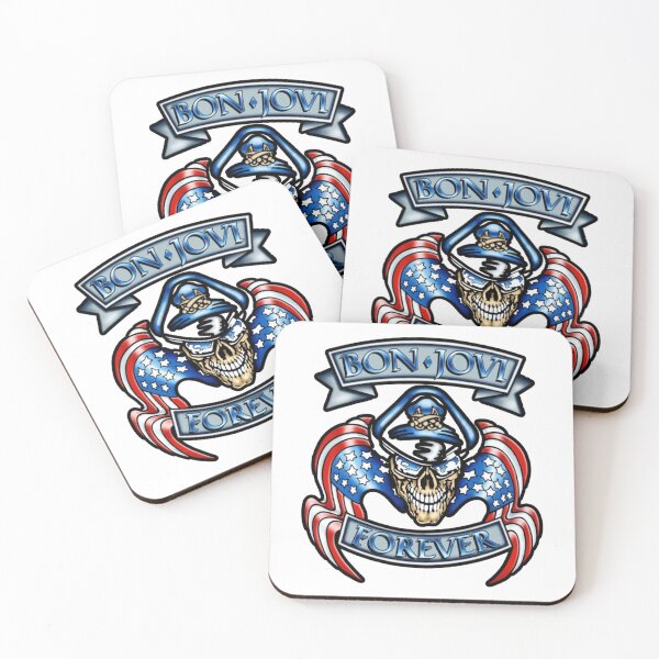 Item preview, Funny Skeleton bon jovi Skull Forever   designed and sold by Breannarts.