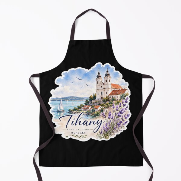 Item preview, Tihany Lake Balaton Hungary Lavender Peninsula Travel Souvenir designed and sold by GusiaTreasures.