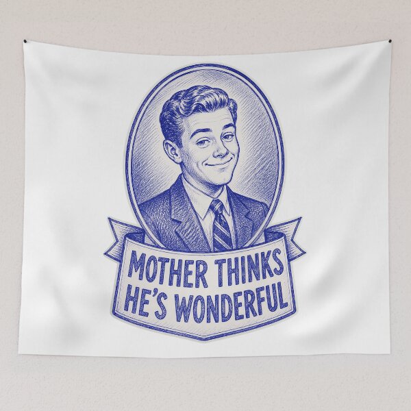 Item preview, Eddie Haskell – Mother Thinks He’s Wonderful designed and sold by Snarky Threads.
