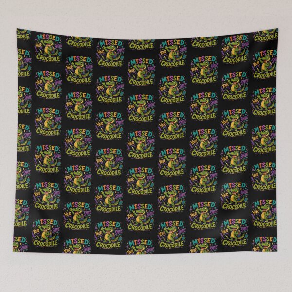 Item preview, Missed Your Smile Crocodile A Fun Design For Kids and School designed and sold by DarkRelicStudio.
