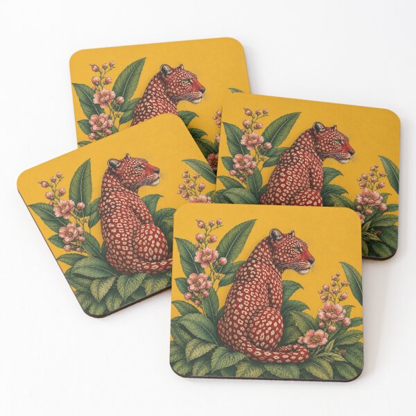 Item preview, Crimson Leopard in Bloom designed and sold by Rohan132.