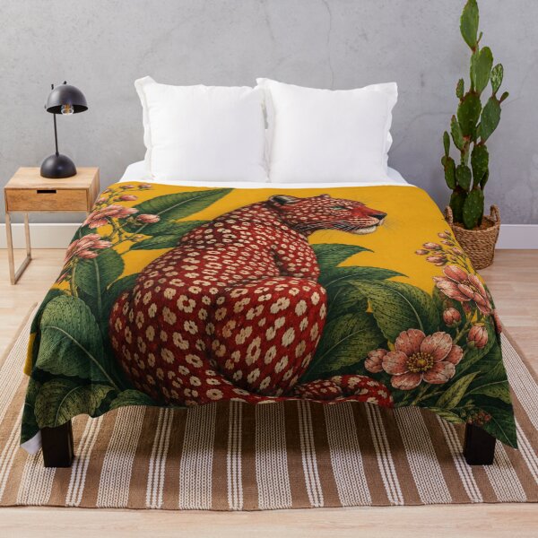Item preview, Crimson Leopard in Bloom designed and sold by Rohan132.