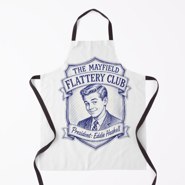 Item preview, The Mayfield Flattery Club – President Eddie Haskell designed and sold by Snarky Threads.