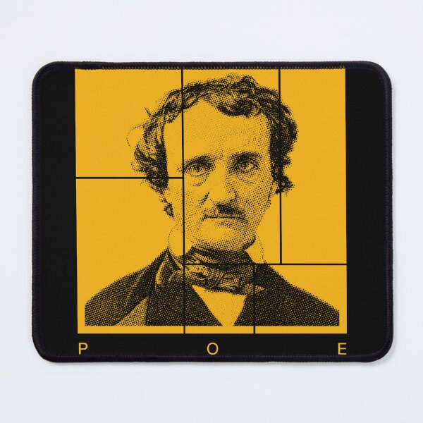 Item preview, Edgar Allan Poe halftone mondrian style portrait designed and sold by CMYKStudio.