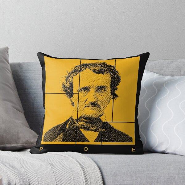 Item preview, Edgar Allan Poe halftone mondrian style portrait designed and sold by CMYKStudio.