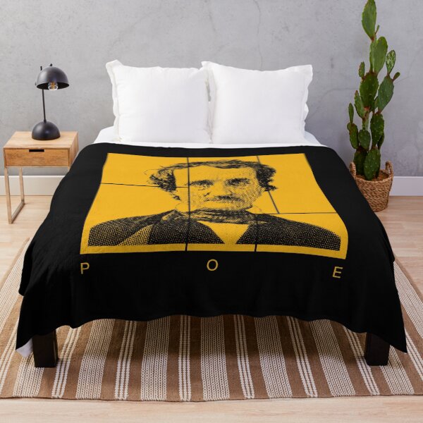 Item preview, Edgar Allan Poe halftone mondrian style portrait designed and sold by CMYKStudio.