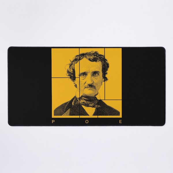 Item preview, Edgar Allan Poe halftone mondrian style portrait designed and sold by CMYKStudio.