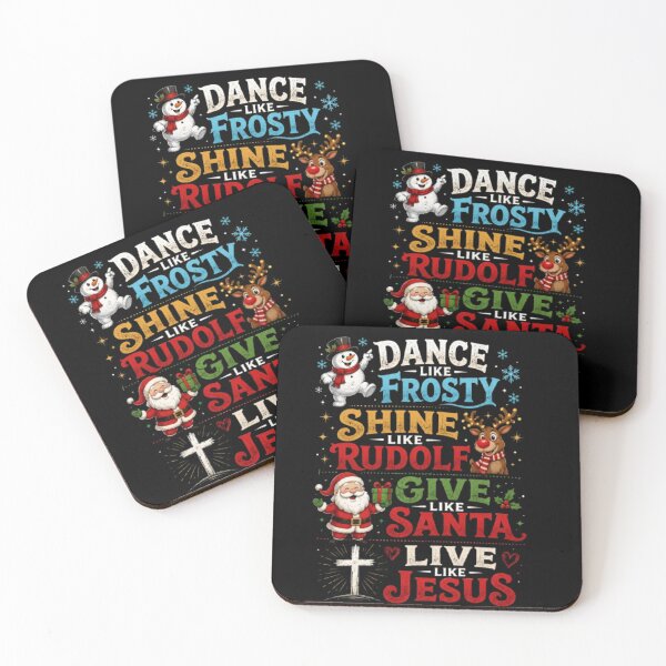 Item preview, Dance Like Frosty Shine Like Rudolf Give Like Santa Live Like Jesus | Christian Christmas designed and sold by Obinne.