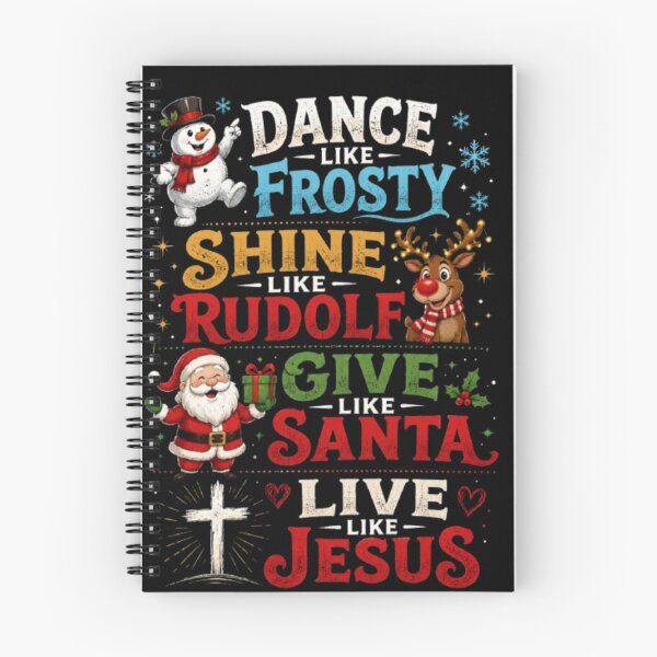 Item preview, Dance Like Frosty Shine Like Rudolf Give Like Santa Live Like Jesus | Christian Christmas designed and sold by Obinne.