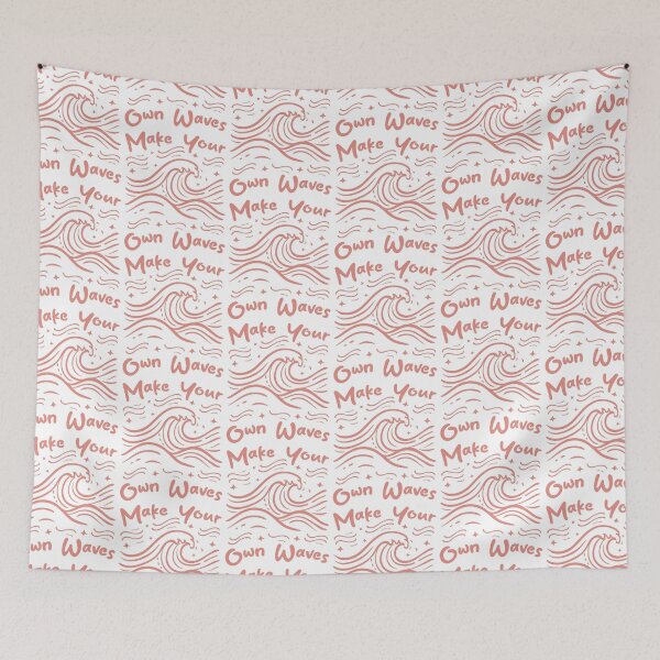 Item preview, Make Your Own Waves – Boho Ocean Wave Design designed and sold by THROUGH-LIFE.