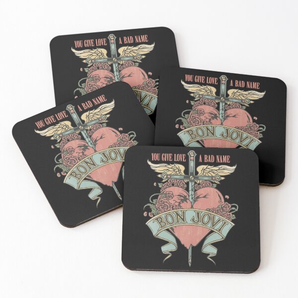 Item preview, Bon Jovi Retro Floral Logo designed and sold by Breannarts.