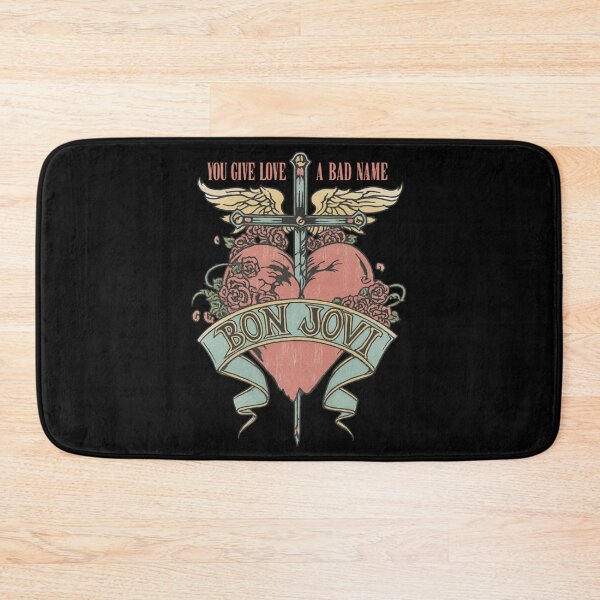 Item preview, Bon Jovi Retro Floral Logo designed and sold by Breannarts.