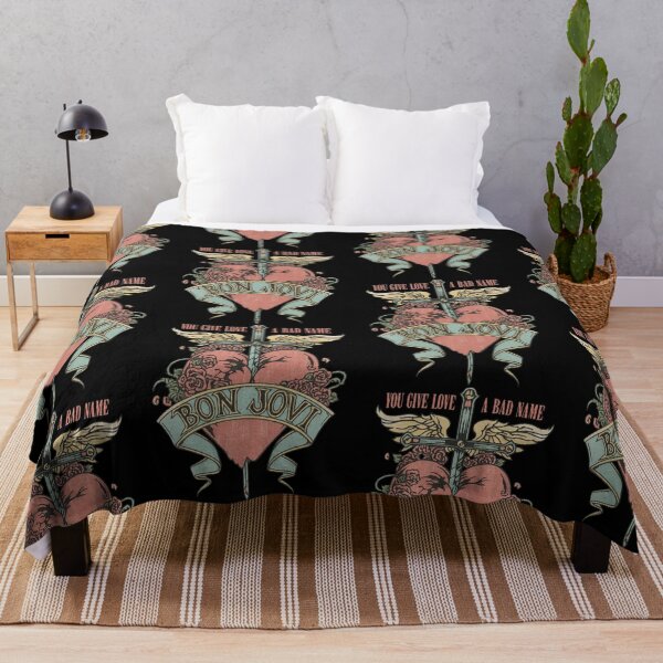 Item preview, Bon Jovi Retro Floral Logo designed and sold by Breannarts.