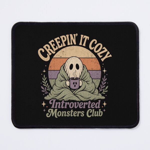Item preview, Creepin' It Cozy Introverted Ghost Monster Club designed and sold by StuckOnTees.