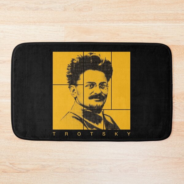 Item preview, Lev Trotsky halftone mondrian style portrait designed and sold by CMYKStudio.