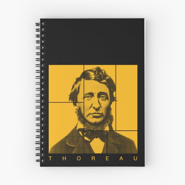 Item preview, Henry David Thoreau  halftone mondrian style portrait designed and sold by CMYKStudio.