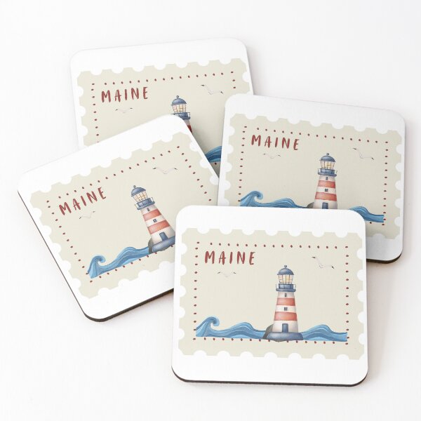 Item preview, Maine Postcard Stamp designed and sold by karenpoliks1.