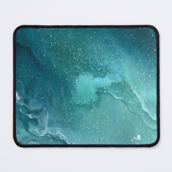 Item preview, Watercolor Galaxy Emerald Teal Painted Space designed and sold by FrostyFrisby.
