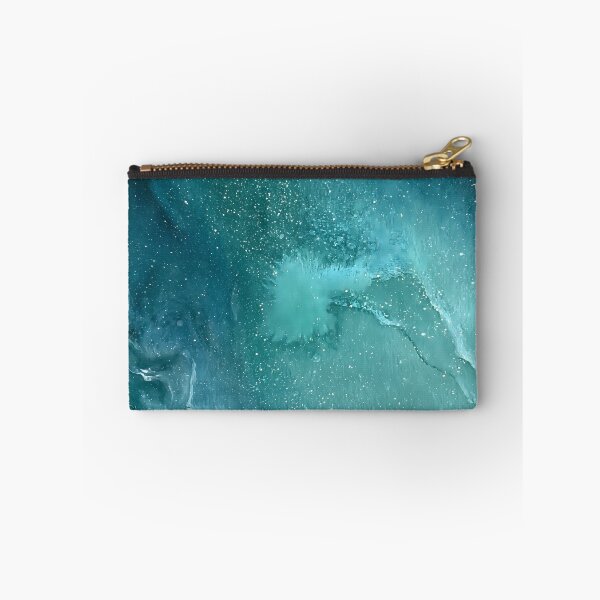 Item preview, Watercolor Galaxy Emerald Teal Painted Space designed and sold by FrostyFrisby.