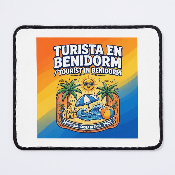 Item preview, TURISTA EN BENIDORM / TOURIST IN BENIDORM | Souvenir T-Shirt Spain designed and sold by Harvirkaur.
