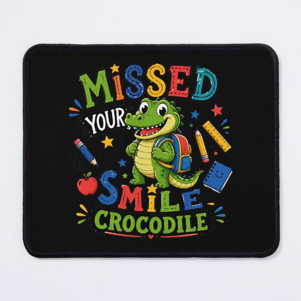 Item preview, Missed Your Smile Crocodile A Fun Design For Kids and School designed and sold by DarkRelicStudio.