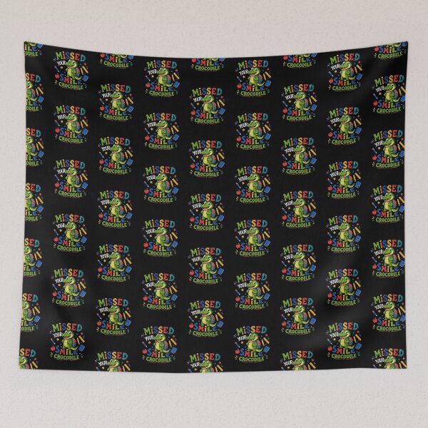 Item preview, Missed Your Smile Crocodile A Fun Design For Kids and School designed and sold by DarkRelicStudio.