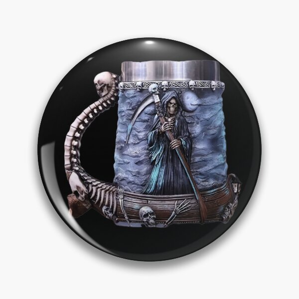 Item preview, Gothic Grim Reaper Sculpted Mug designed and sold by TroviTutto.
