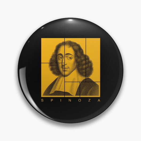 Item preview, Baruch Spinoza halftone mondrian style portrait designed and sold by CMYKStudio.