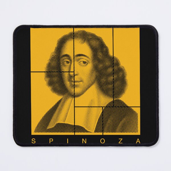 Item preview, Baruch Spinoza halftone mondrian style portrait designed and sold by CMYKStudio.