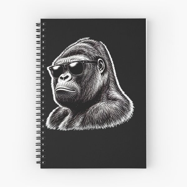 Item preview, Funny Gorilla Face With Glasses designed and sold by erozzz.